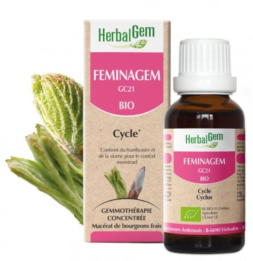 Herbalgem Feminagem BIO Druppels 30 ml | Welzijn voor vrouwen
