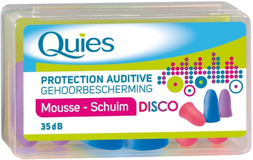 Quies Protection Auditive Mousse Disco 3 Paires | Protection oreilles
