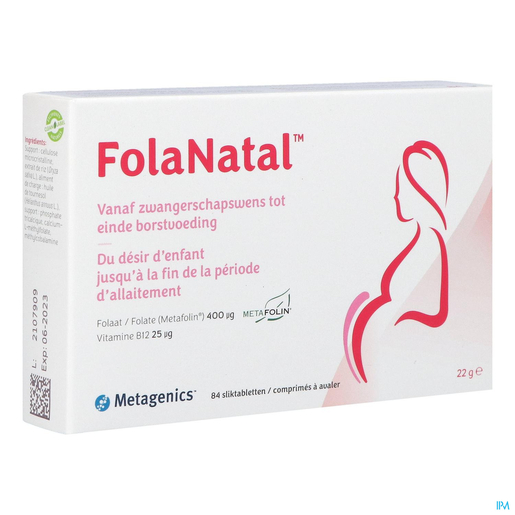 FolaNatal 84 Tabletten | Vermoeidheid - Herstel