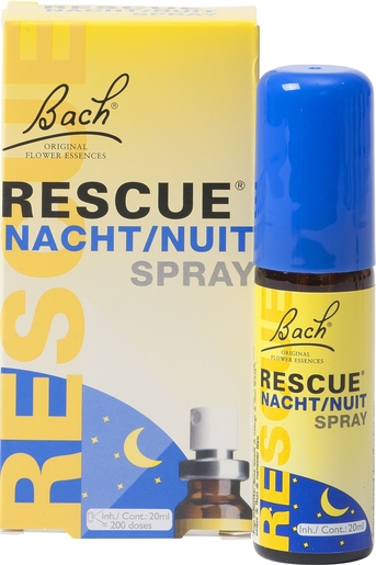 Bach Flower Rescue Spray Nacht 20ml | Specialiteiten