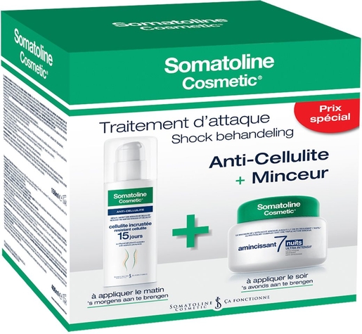 Somatoline Cosmetic Duo Behandeling Tegen-Cellulitis en Afslankend (speciale prijs) | Afslanken - Stevigheid - Platte buik