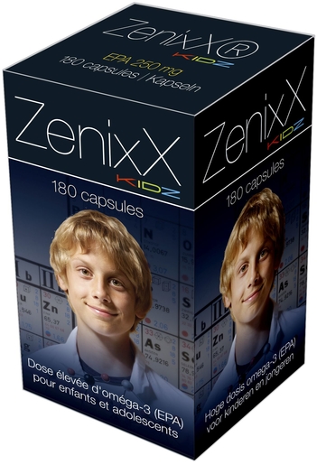 ZenixX Kidz 180 Capsules | Huiles de poisson