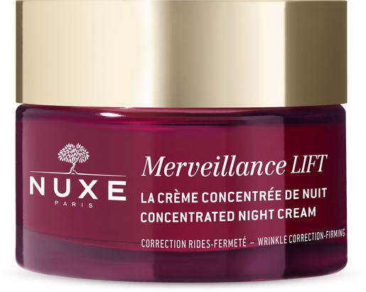 Nuxe Merveillance Lift Crèmeconcentraat Nacht Elk Huidtype 50 ml  | Antirimpel