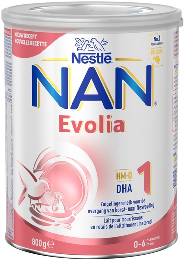 NESTLÉ NAN Evolia 1 Melk voor Zuigelingen Baby’s 800 g | Voeding