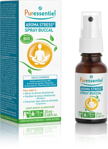 Puressentiel Aroma Stress Spray Buccal 20ml | Aromathérapie