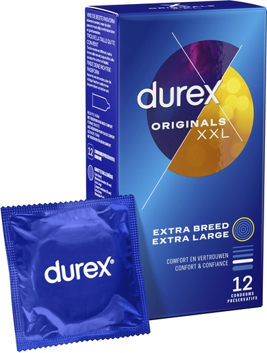 Durex Originals XXL 12 Condooms | Condooms