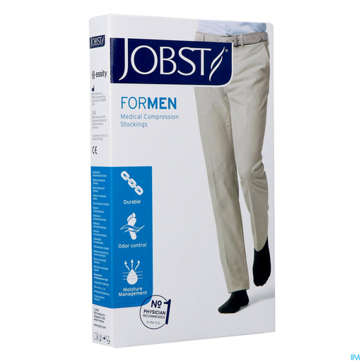 Jobst For Men Socks C1 Mi-bas Blackl 7525501