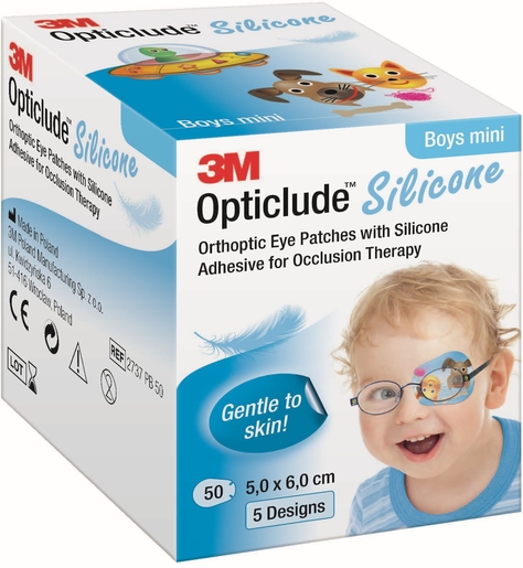 Opticlude 3M Silicone 50 Eye Patch Boy Mini | Pansements - Sparadraps - Bandes