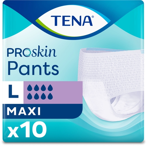 TENA ProSkin Pants Maxi Large - 10 pièces | Changes - Slips - Culottes