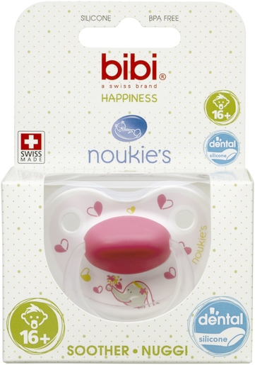 BIBI Fopspeen Happiness Noukie Anna en Pili (meer dan 16 maanden) | Fopspenen