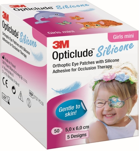 Opticlude 3M Silicone 50 Eye Patch Girl Mini | Verbanden - Pleisters - Banden