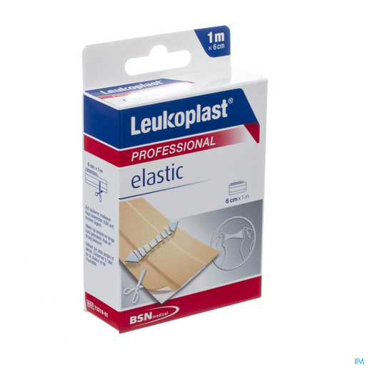 Leukoplast Elastic Klevend Wondverband 6cm x 1m | Verbanden - Pleisters - Banden