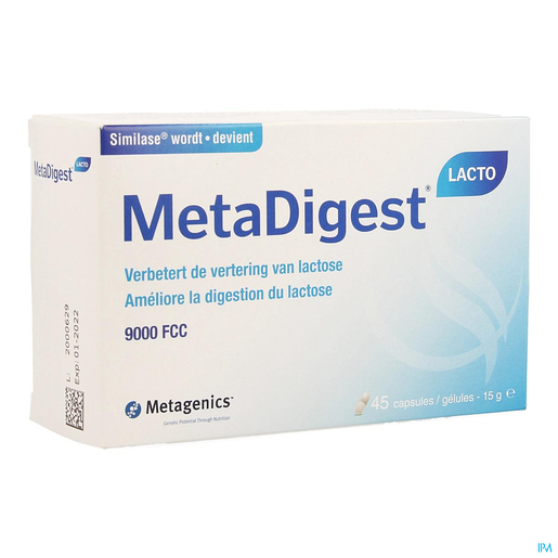 Metadigest Lactocaps 45 26540 Metagenics