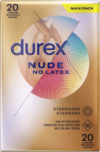 Durex Nude Zonder Latex 20 Condooms | Condooms