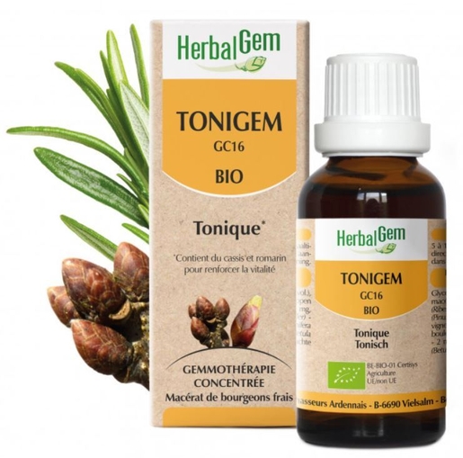 Herbalgem Tonigem Bio Druppels 30 ml | Conditie - Tonus
