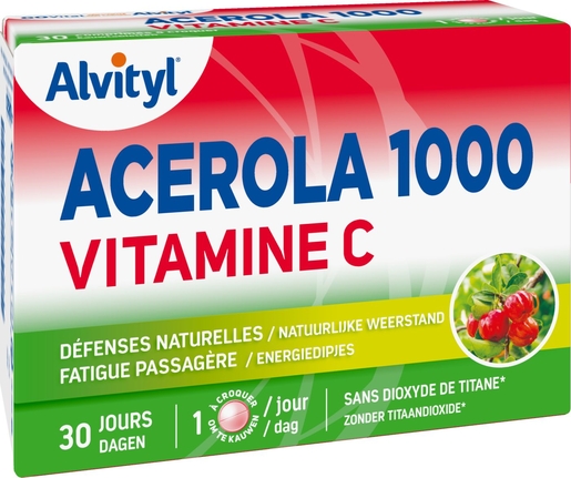 Alvityl Acerola Vitamine C 30 Comprimés | Vitamine C