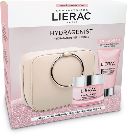 Lierac Coffret Cadeau Trousse Hydragenist Crème Hydratante (inclus 1 produit gratuit) | Antirides - Anti-âge