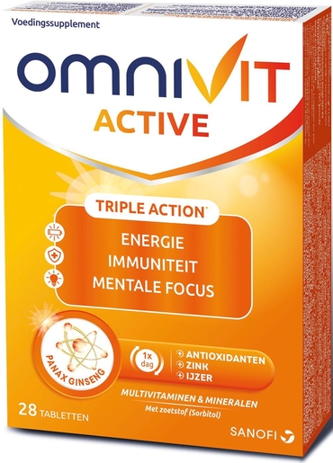 Omnivit Active 28 Tabletten | Conditie - Energie