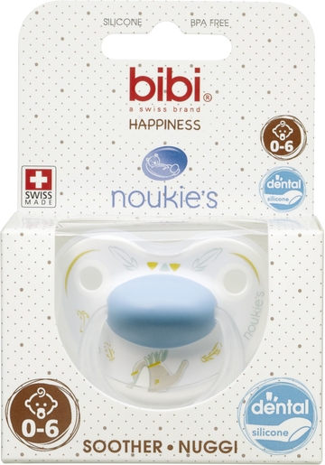 BIBI Fopspeen Happiness Noukie Bao en Wapi (van 0 tot 6 maanden) | Fopspenen