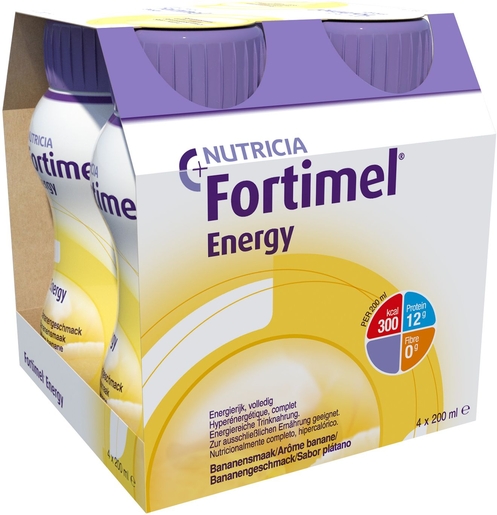 Fortimel Energy Banaan 4x200ml | Orale voeding