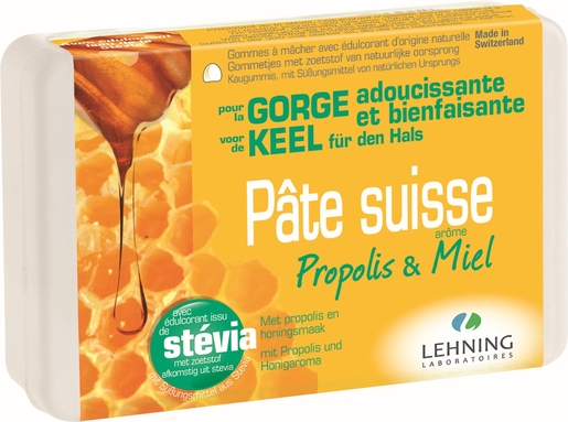 Pâte Suisse Propolis Honing 50g | Verzacht de keel