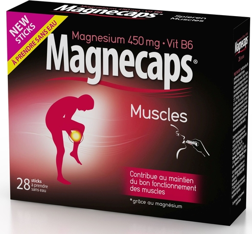 Magnecaps Muscles 28 Sticks de Poudre | Divers