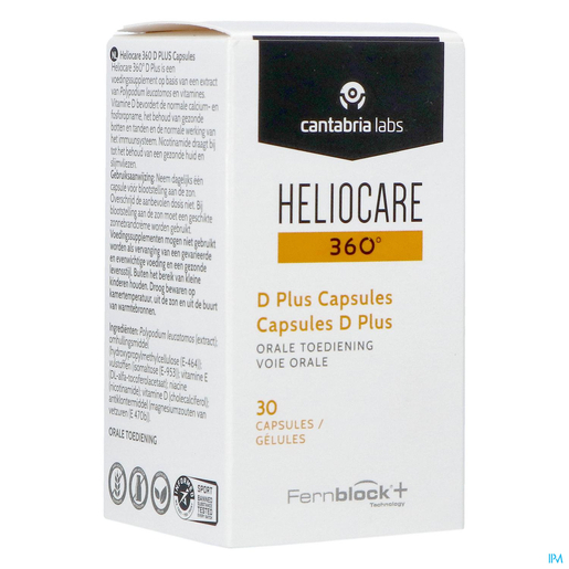 Heliocare 360 D Plus 30 Capsules | Zonneproducten