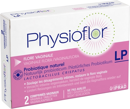 Physioflor LP 2 Comprimés Vaginaux | Flore vaginale