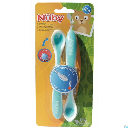 Nuby Cuillere Thermosensibles +4m 2 | Divers