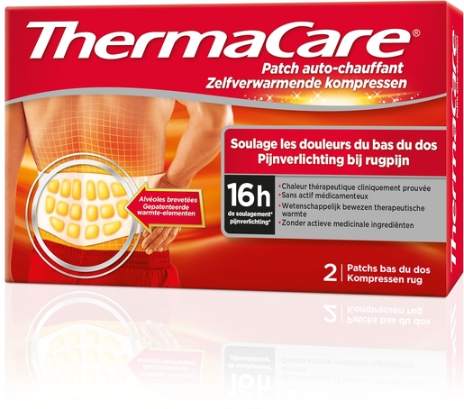 Thermacare 2 Compresses Chauffantes Pour Le Dos | Cou - Epaule - Chaleur