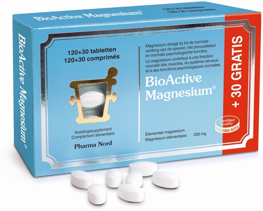 BioActive Magnésium 150 Comprimés (120 + 30 gratuits) | Stress - Relaxation