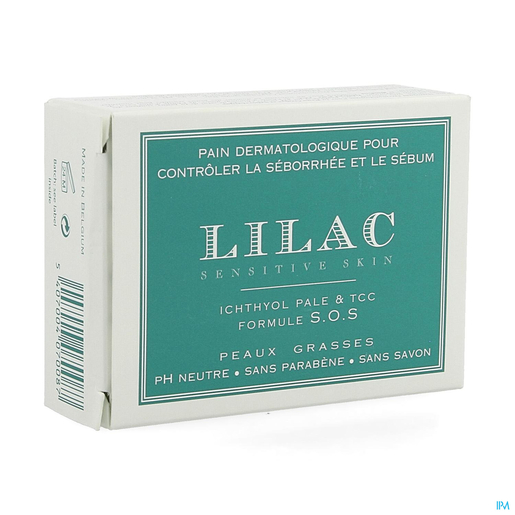 Lilac Pain Dermatologique Control Seborrhée Sebum 100g | Démaquillants - Nettoyage