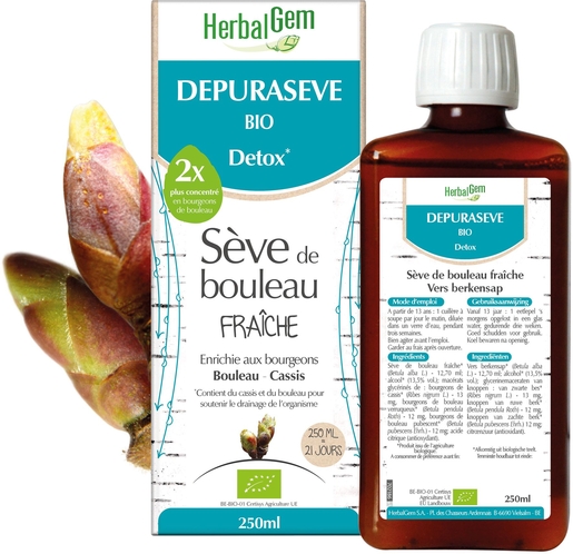 Herbalgem Depurasive Bio Détox 250ml | Dépuratif - Détoxifiant