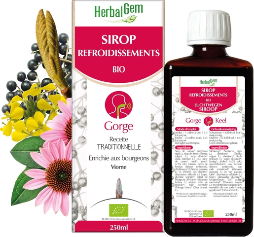 Herbalgem Sirop Apaisant BIO 250ml | Produits Bio