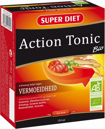 SuperDiet Action Tonic 10 Ampullen x 15ml | Conditie - Tonus