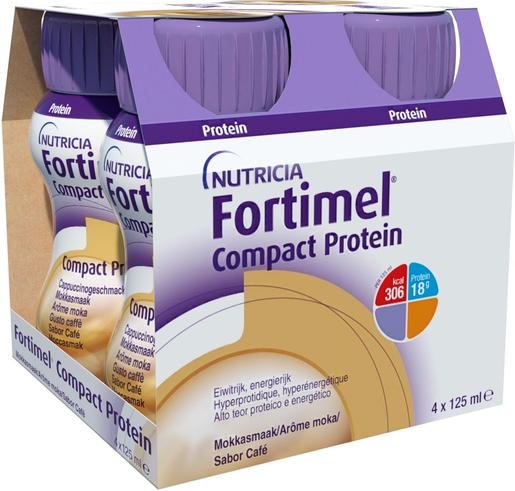 Fortimel Compact Protein Moka 4x125ml | Nutrition orale