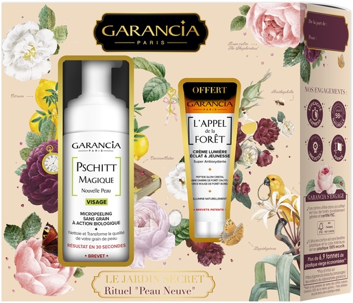 Garancia Coffret Le Jardin Secret Rituel Peau Neuve 2 Producten | Scrubs - Peeling