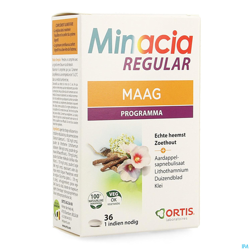 Ortis Minacia Regular 36 Tabletten | Vertering - Transit