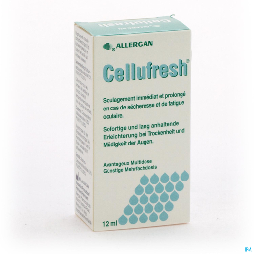 Cellufresh Larmes Artificielles 12ml | Sécheresse oculaire