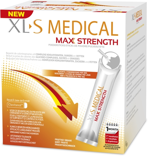 XLS Medical Maximum Strength 60 Sticks | Gewichtscontrole