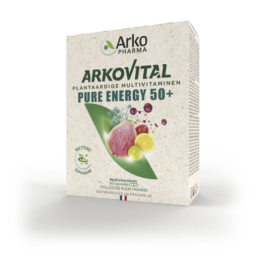 Arkovital Pure Energy 50+ 60 Tabletten | Natuurlijk afweersysteem - Immuniteit