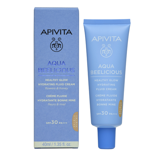 Apivita Aqua Beelicious Hydraterende Vloeibare Crème SPF 30 40 ml | Biocosmetica