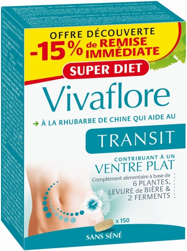 Vivaflore Transit 150 Comprimés (15% remise immédiate) | Digestion - Transit