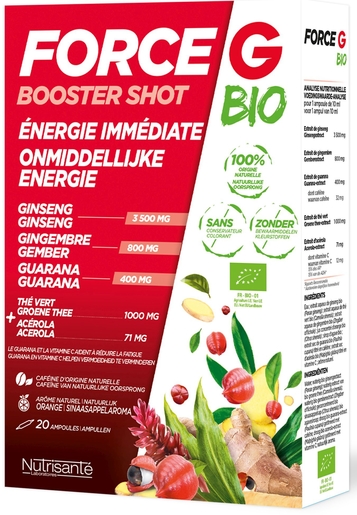 Force G Booster Shot Bio Amp 20 | Conditie - Energie
