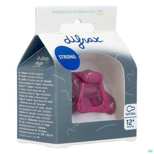 Difrax Sucette Natural 12+ Wildberry | Sucettes