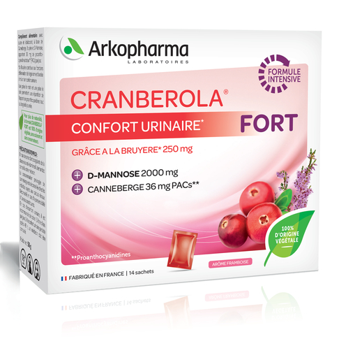 Cranberola Forte 14 Sachets | Confort urinaire