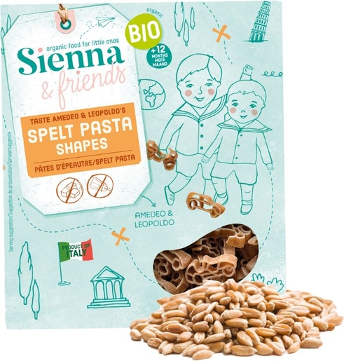 Sienna &amp; Friends Spelt Pasta +12 Maanden 250 g | Voeding