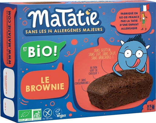 Matatie Brownie All Chocolate 5 x 31 g | Voeding