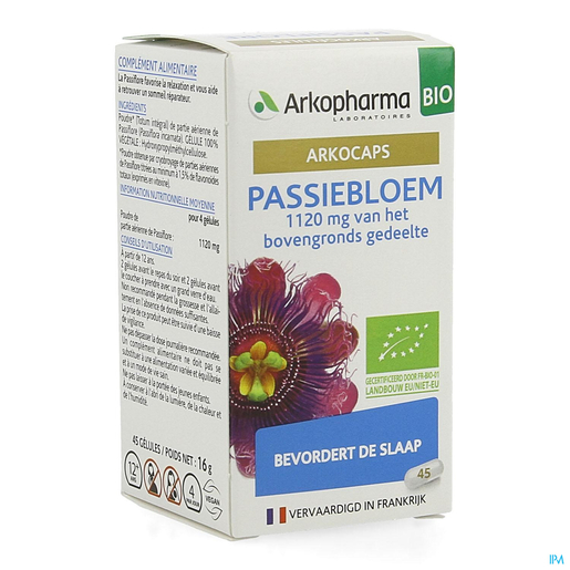 Arkogelules Passiebloem Plantaardig 45 Bio | Stress - Ontspanning