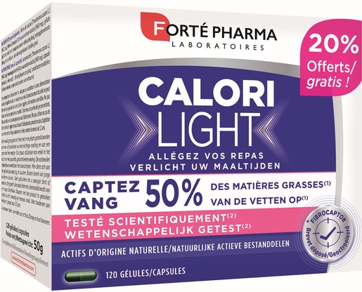 CaloriLight 120 Capsules | Capteurs de graisse